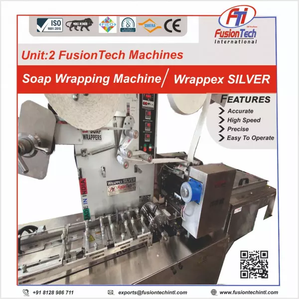 Exporter High-Performance Detergent Bar Soap Wrapping Machine Near Touggourt Algeria.