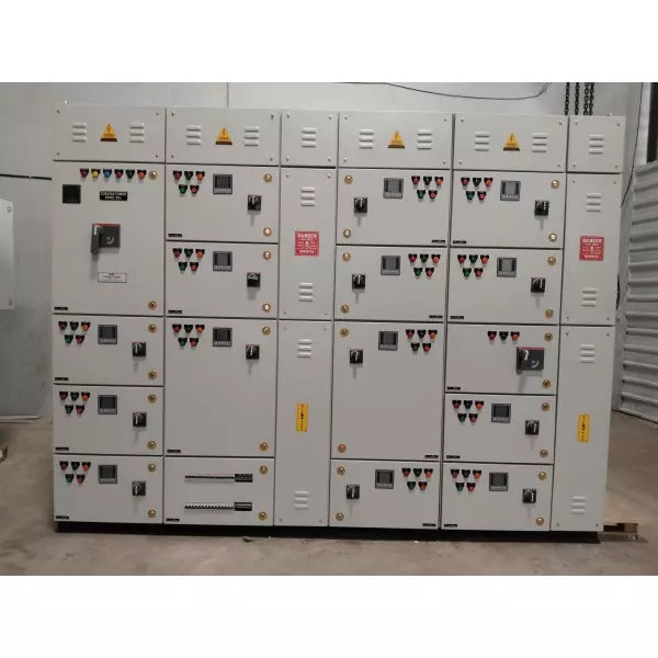 Synchronising Panel Installed With Wiring Terminals Visible