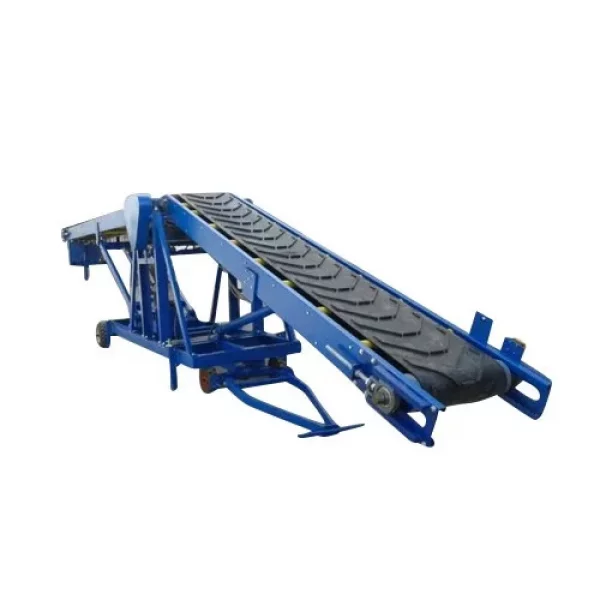 Bag Stacker Conveyor With Sturdy Frame And Rollers For Industrial Use