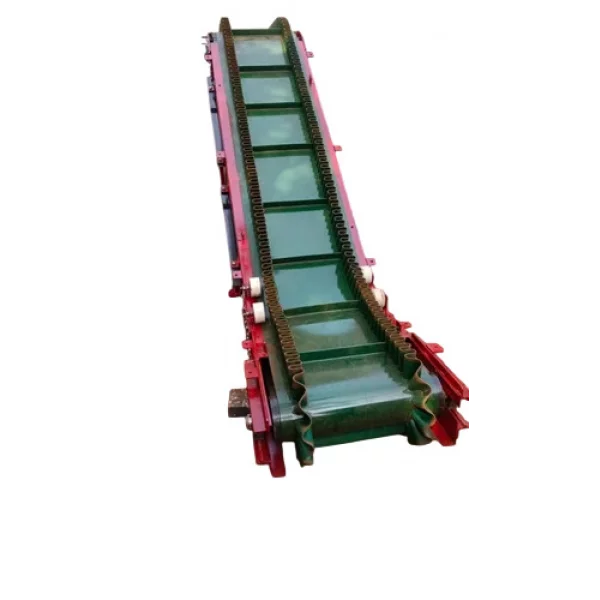 Z Type Conveyor Belt System Installed At An Industrial Site