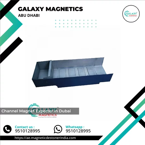 Channel Magnet Installed On Conveyor System Showing Magnetic Separation Process