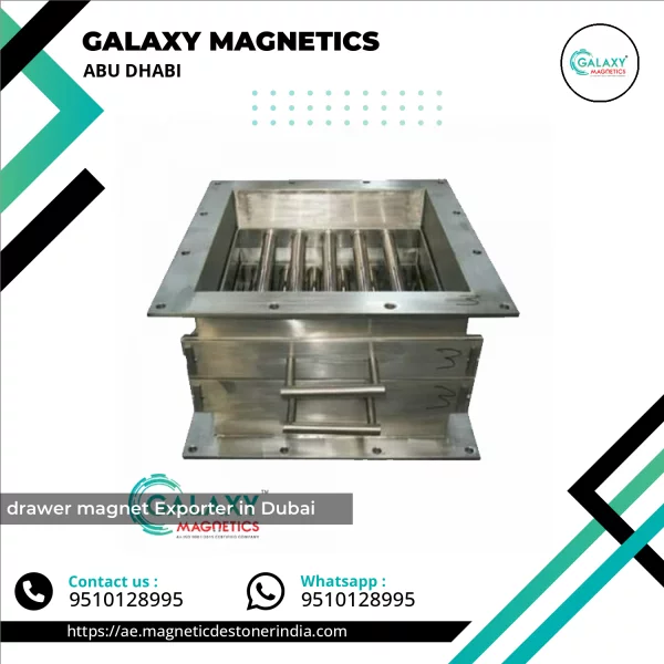 Drawer Magnet Installed In An Industrial Processing Line