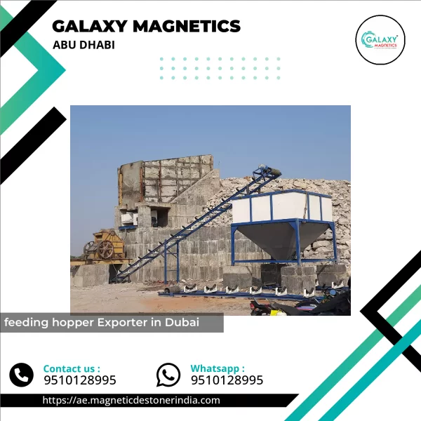 Feeding Hopper For Industrial Material Handling Showing Robust Steel Structure