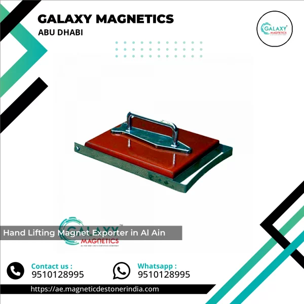 Hand Lifting Magnet Designed For Industrial Use Holding Metal Sheet
