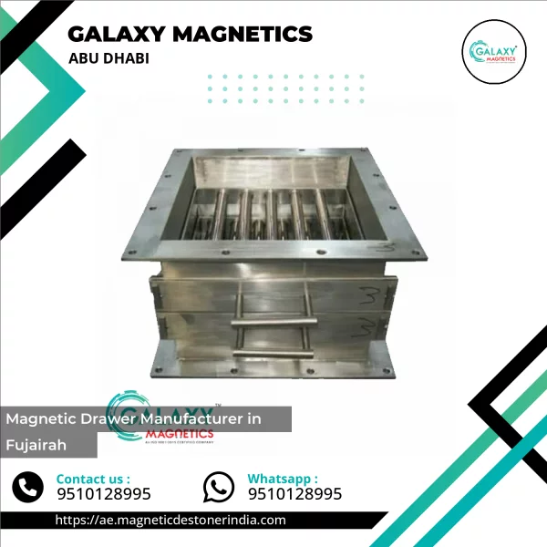 Industrial Magnetic Drawer Separator Installed In Conveyor System