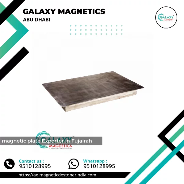 Magnetic Plate Used In Industrial Applications Showing Surface And Frame