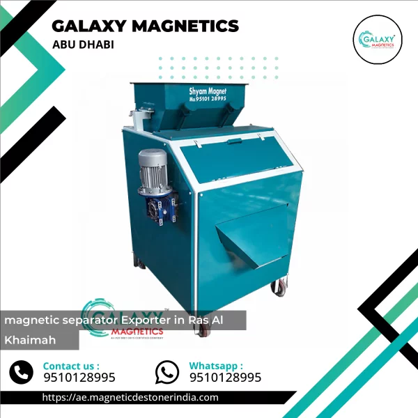 Magnetic Separator Machine Installed In Industrial Plant