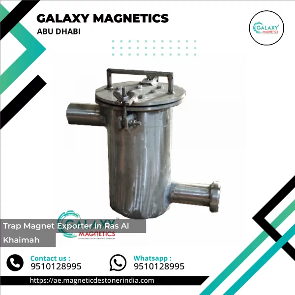 Trap Magnet Used In Industrial Conveyor System For Metal Separation