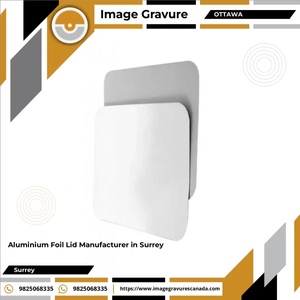 Aluminium Foil Lid Covering Food Tray
