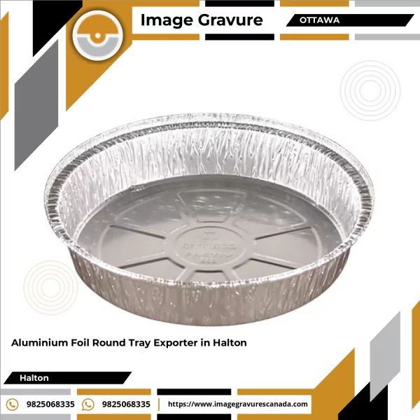 Round Aluminium Foil Tray Suitable For Food Packaging