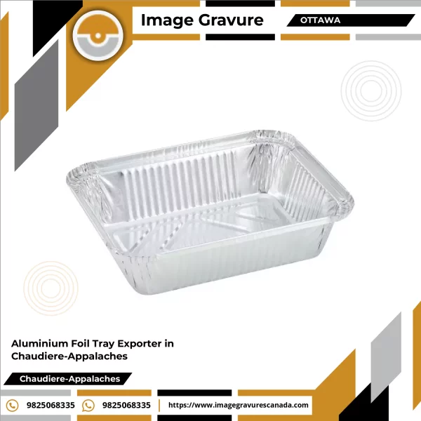 Stack Of Silver Aluminium Foil Trays With Clear Plastic Lids Used For Food Packaging