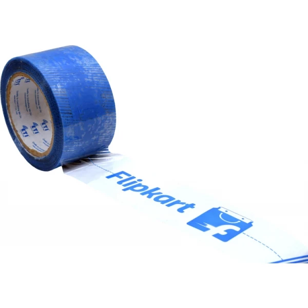 Rolls Of Sturdy Flipkart Packing Tape Stacked Ready For Shipment