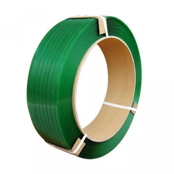 Close-up Image Showing Durable PET Strap Roll Used For Industrial Packaging