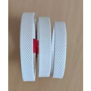 Close-up Image Of Polypropylene Box Strapping Rolls Tightly Wound On Cores