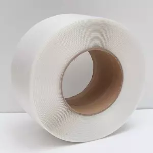 White Virgin Box Strapping Roll Tightly Wound On Spool Used For Industrial Packaging