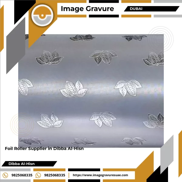 Close-up Of A Precision-engineered Foil Roller Used In Industrial Packaging Machinery