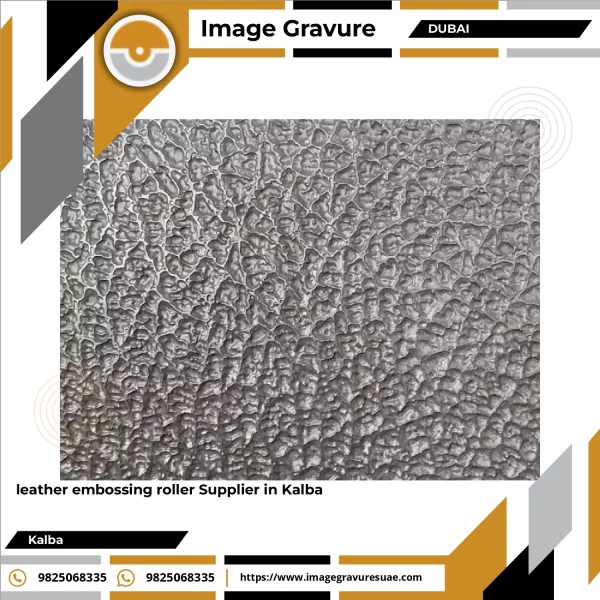 Leather Embossing Roller Showing Detailed Surface Texture