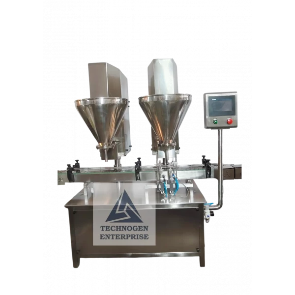 Automatic Double Head Auger Powder Filling Machine