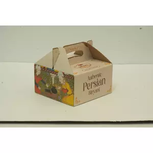 Stack Of Closed Biryani Takeaway Boxes Ready For Shipment