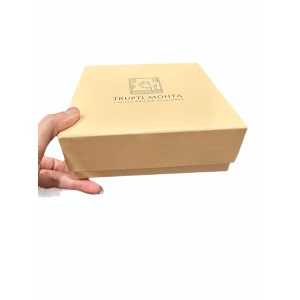 Decorative Gift Box Made From Corrugated Board With Printed Design