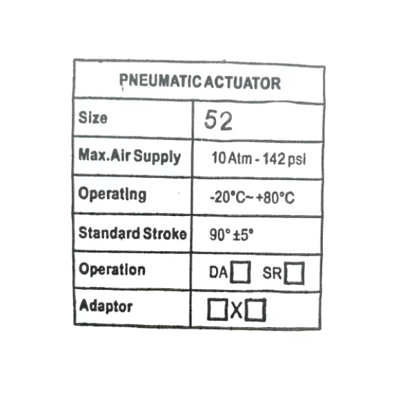 Actuator ISO 5211