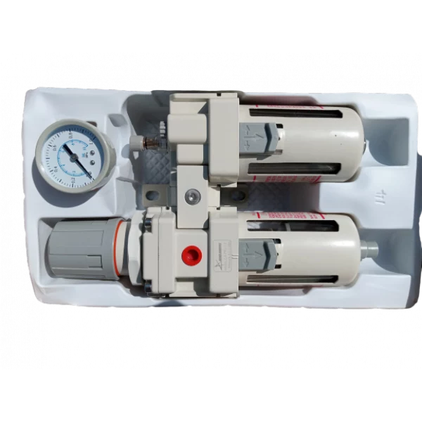 F.R.L. With Gauge & Plastic Cover/Aluminium