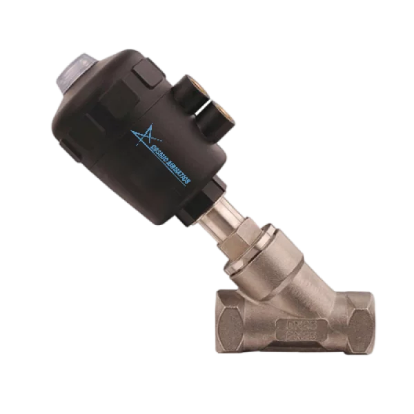 Y Type Angle Valve SS304-Single Acting