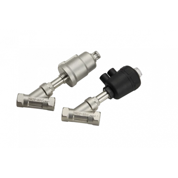 Y Type Angle Valve SS304-Single Acting