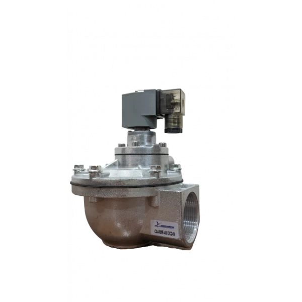 Dust Collecting Valve Brass Body Installed In An Industrial Pneumatic System
