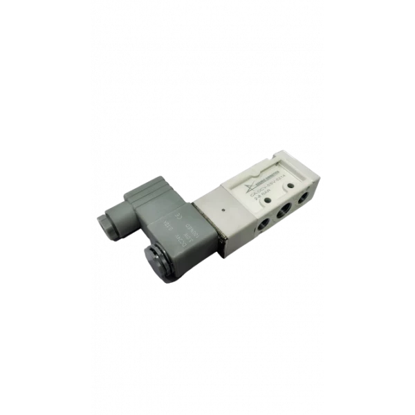 Single Solenoid Valve Showing Coil And Ports