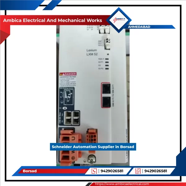 Schneider Electric Automation Components Installed In Industrial Control Panel