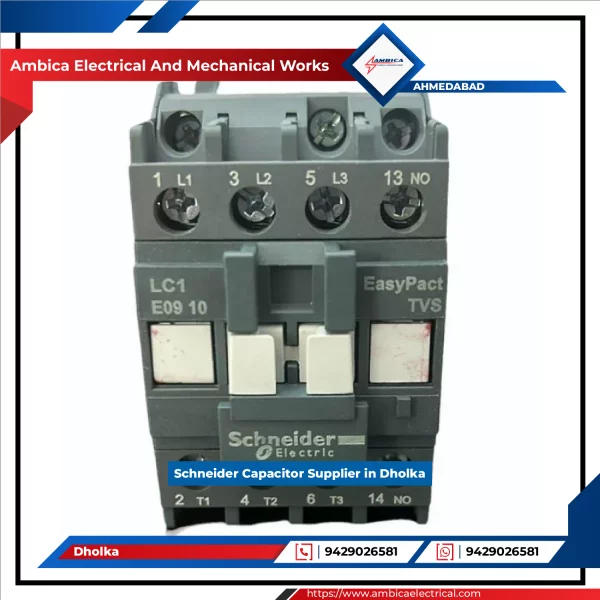 Schneider Capacitor Unit Showing Embedded Circuit Routing