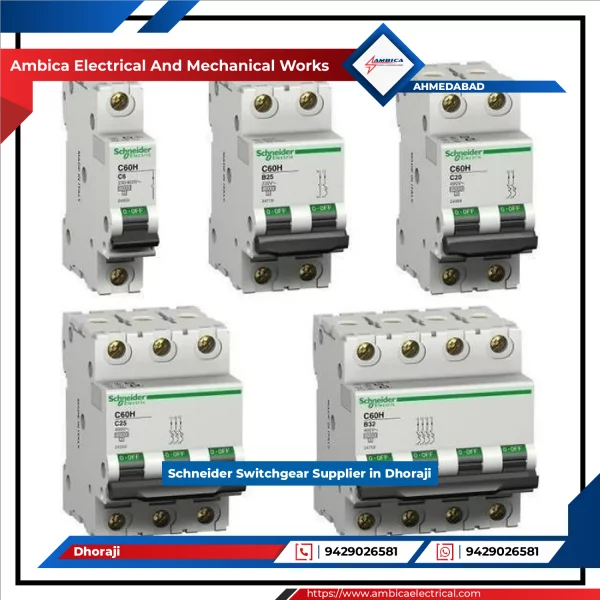 Schneider Electric Switchgear Panel Installed In An Industrial Setting