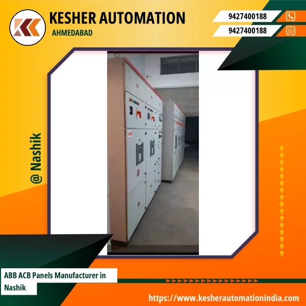 Industrial ABB Air Circuit Breaker Panel With Control Wiring