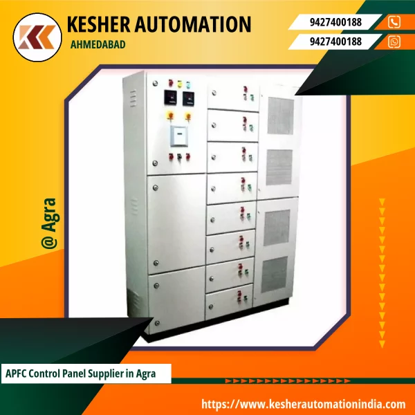 APFC Control Panel Installed In An Industrial Site Showing Capacitor Bank Connections