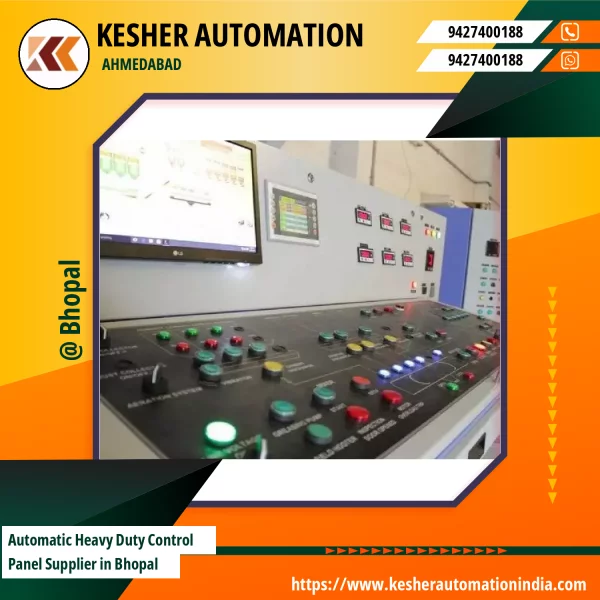 Automatic Heavy Duty Electrical Control Panel Installed Inside An Industrial Facility