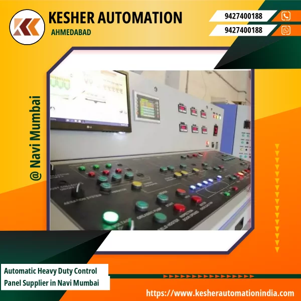 Automatic Heavy Duty Electrical Control Panel Installed In An Industrial Setting