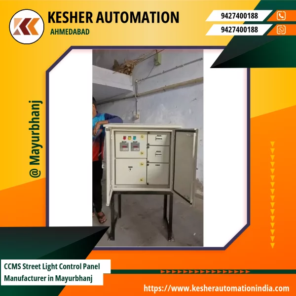 CCMS Street Light Control Panel Installed Outdoors Controlling Street Lamps