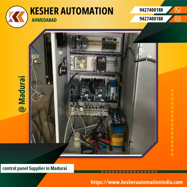 Industrial Electrical Control Panel Installed In An Industrial Facility