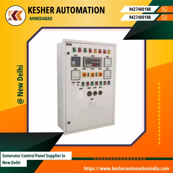 Generator Control Panel Installed Outdoors With Wiring Connections Visible