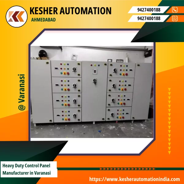 Heavy Duty Electrical Control Panel Installed In Industrial Setup