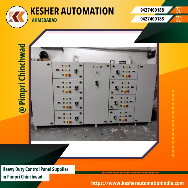 Heavy Duty Electrical Control Panel Installed In Industrial Setup
