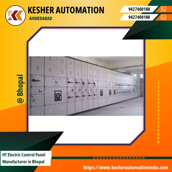 HT Electric Control Panel Installed At An Industrial Site