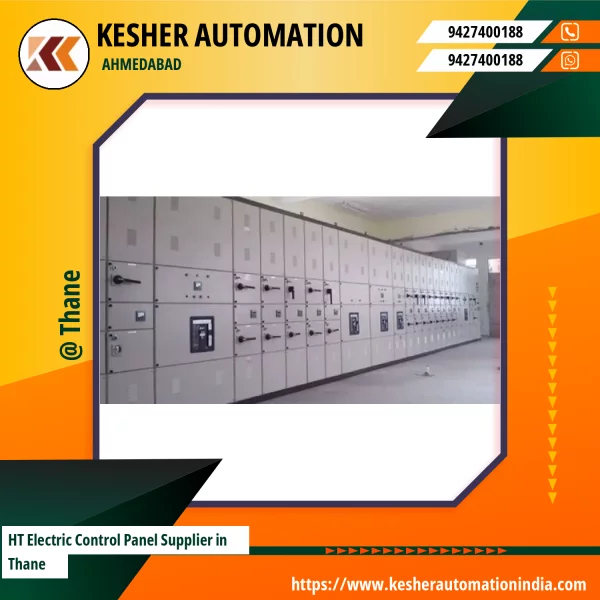 High Tension Electric Control Panel Installed In Industrial Setting