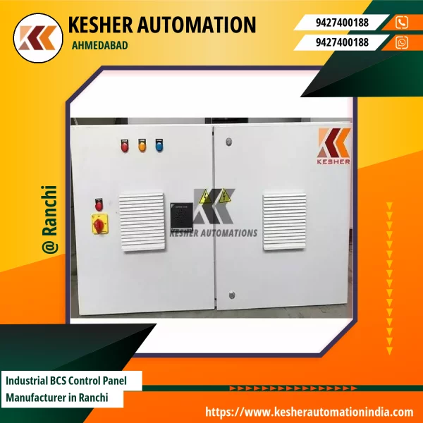 Industrial BCS Control Panel Showing Automatic Circuit Breaker Installed