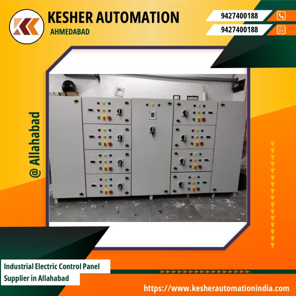 Industrial Electric Control Panel Installed At An Industrial Site