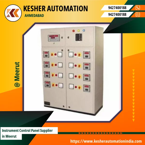 Instrument Control Panel Setup Installed In An Industrial Environment