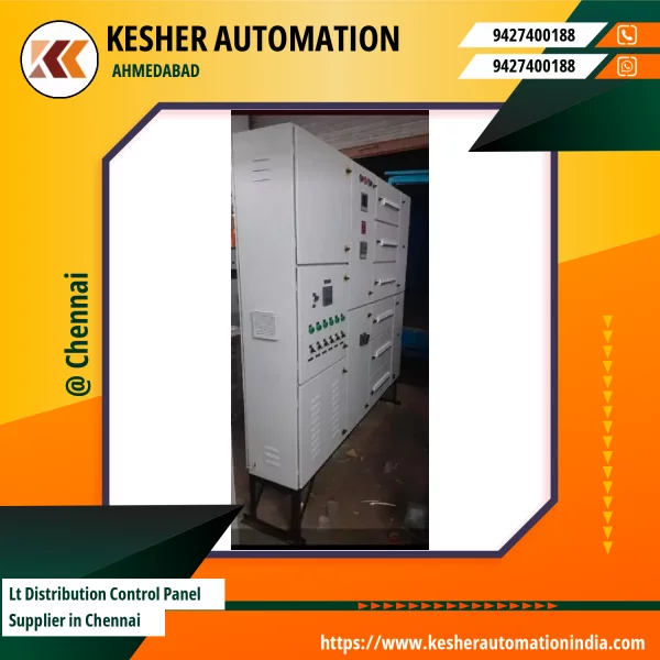 Low Tension Distribution Control Panel Installed At An Industrial Site