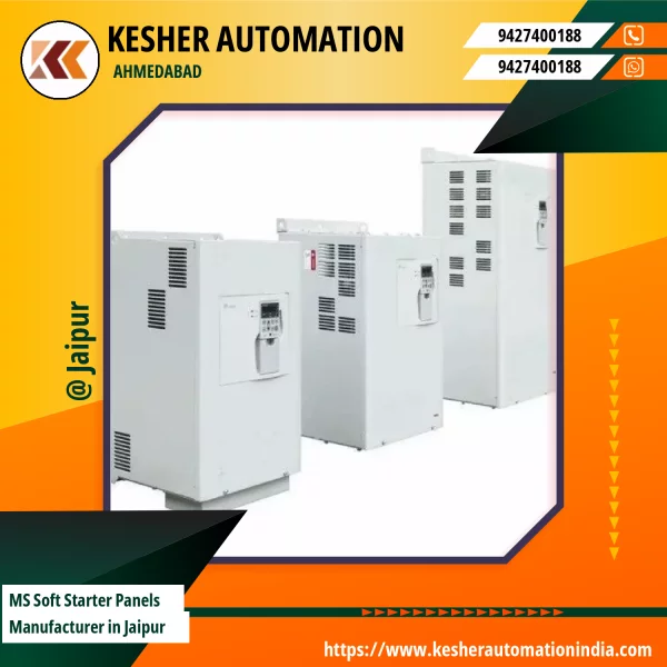 MS Soft Starter Panel Installed In An Industrial Setting