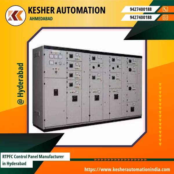 RTPFC Control Panel Installed In Industrial Setting Showing Capacitor Banks And Control Wiring